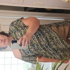 Off the shoulder top , asymmetrical top